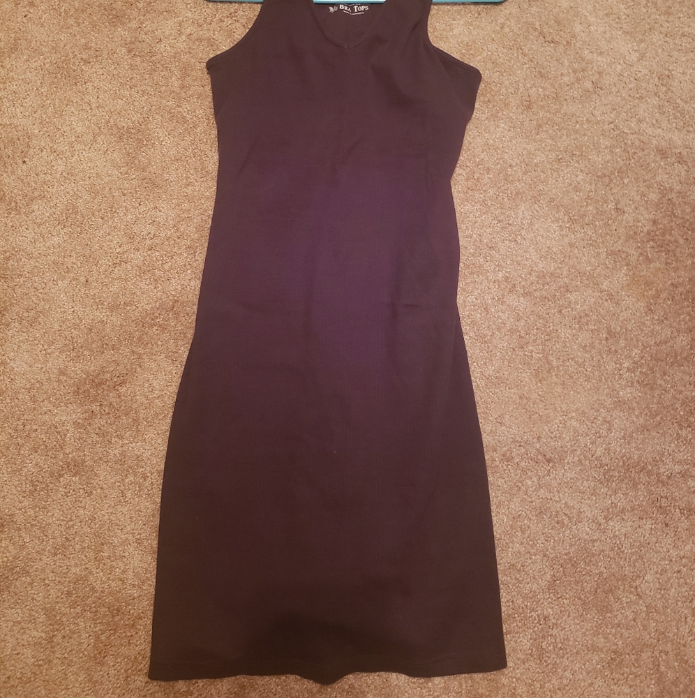 VS Bra Top razorback dress. Dark brown.  Never worn.